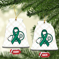 Liver Cancer Strong Nurse Warrior Ceramic Ornament Stethoscope Healthcare Support Gift