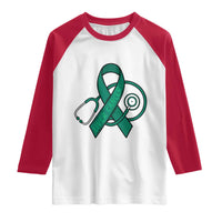 Liver Cancer Strong Nurse Warrior Raglan Shirt Stethoscope Healthcare Support Gift