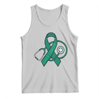 Liver Cancer Strong Nurse Warrior Tank Top Stethoscope Healthcare Support Gift