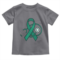 Liver Cancer Strong Nurse Warrior Toddler T Shirt Stethoscope Healthcare Support Gift