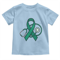 Liver Cancer Strong Nurse Warrior Toddler T Shirt Stethoscope Healthcare Support Gift