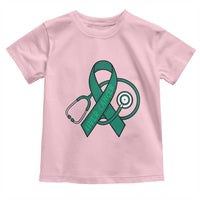 Liver Cancer Strong Nurse Warrior Toddler T Shirt Stethoscope Healthcare Support Gift