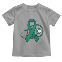 Liver Cancer Strong Nurse Warrior Toddler T Shirt Stethoscope Healthcare Support Gift