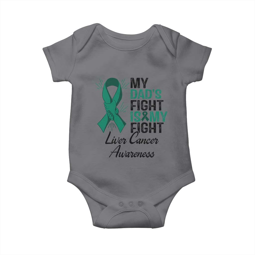 Liver Cancer Support Warrior Gift Baby Onesie My Dad Fight My Fight