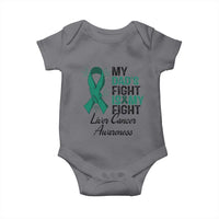 Liver Cancer Support Warrior Gift Baby Onesie My Dad Fight My Fight