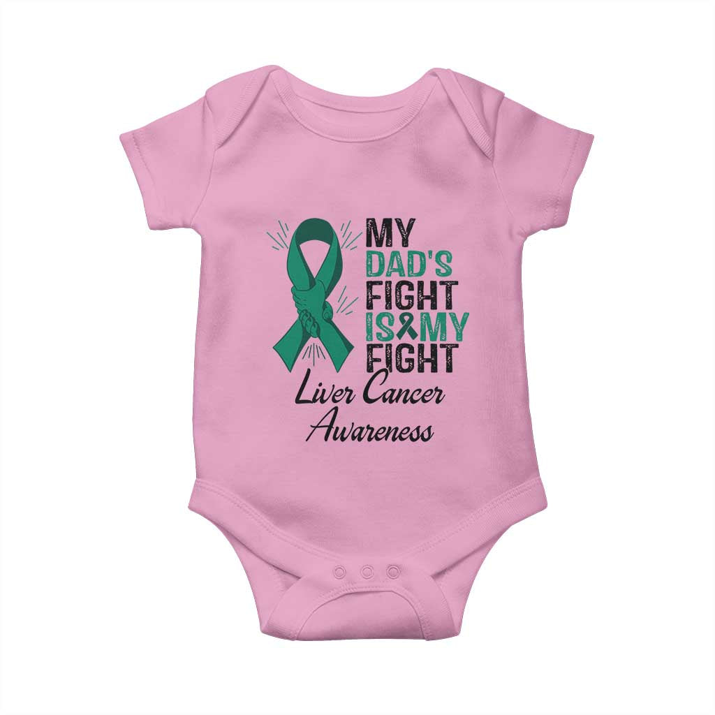 Liver Cancer Support Warrior Gift Baby Onesie My Dad Fight My Fight