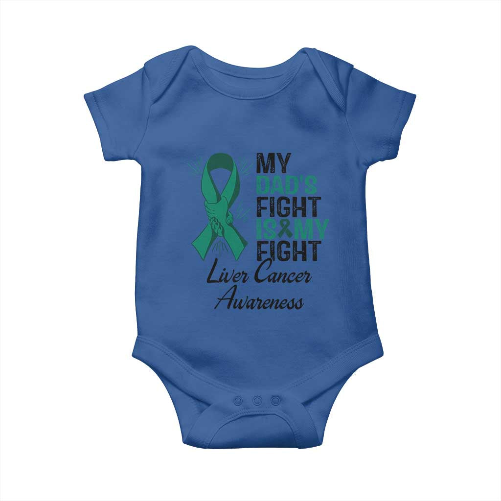 Liver Cancer Support Warrior Gift Baby Onesie My Dad Fight My Fight