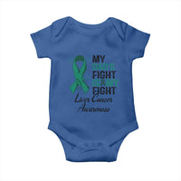 Liver Cancer Support Warrior Gift Baby Onesie My Dad Fight My Fight