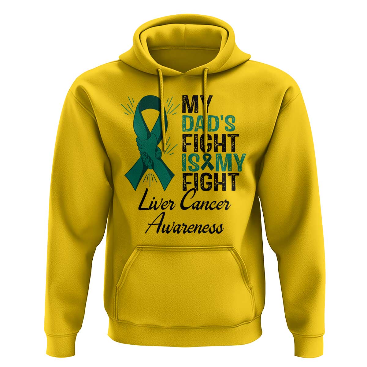 Liver Cancer Support Warrior Gift Hoodie My Dad Fight My Fight