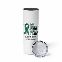 Liver Cancer Support Warrior Gift Skinny Tumbler My Dad Fight My Fight