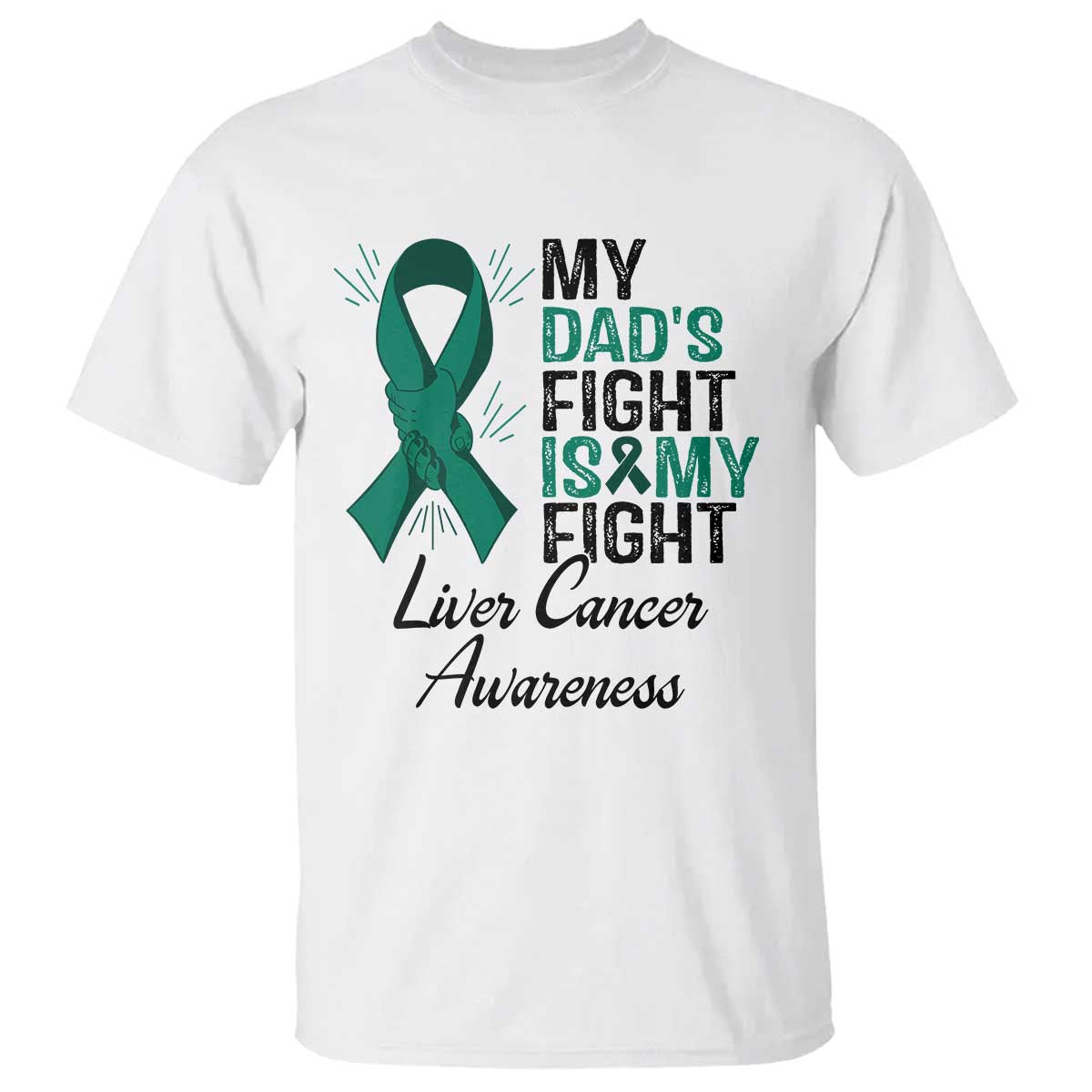 Liver Cancer Support Warrior Gift T Shirt My Dad Fight My Fight