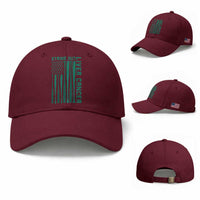 Strike Out Liver Cancer Baseball Baseball Cap American Flag Support Gift