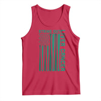 Strike Out Liver Cancer Baseball Tank Top American Flag Support Gift