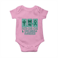 Faith Love And Cure Liver Cancer Awareness Baby Onesie Hope Survivor Support