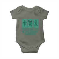 Faith Love And Cure Liver Cancer Awareness Baby Onesie Hope Survivor Support