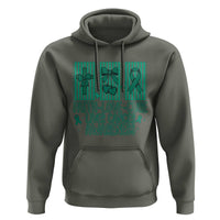 Faith Love And Cure Liver Cancer Awareness Hoodie Hope Survivor Support