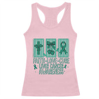 Faith Love And Cure Liver Cancer Awareness Racerback Tank Top Hope Survivor Support
