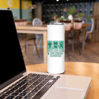 Faith Love And Cure Liver Cancer Awareness Skinny Tumbler Hope Survivor Support