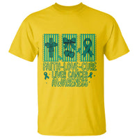 Faith Love And Cure Liver Cancer Awareness T Shirt Hope Survivor Support