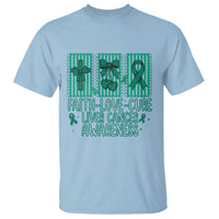 Faith Love And Cure Liver Cancer Awareness T Shirt Hope Survivor Support