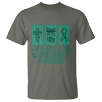 Faith Love And Cure Liver Cancer Awareness T Shirt Hope Survivor Support