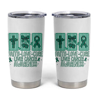Faith Love And Cure Liver Cancer Awareness Tumbler Cup Hope Survivor Support