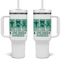 Faith Love And Cure Liver Cancer Awareness Tumbler With Handle Hope Survivor Support