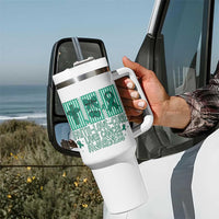 Faith Love And Cure Liver Cancer Awareness Tumbler With Handle Hope Survivor Support