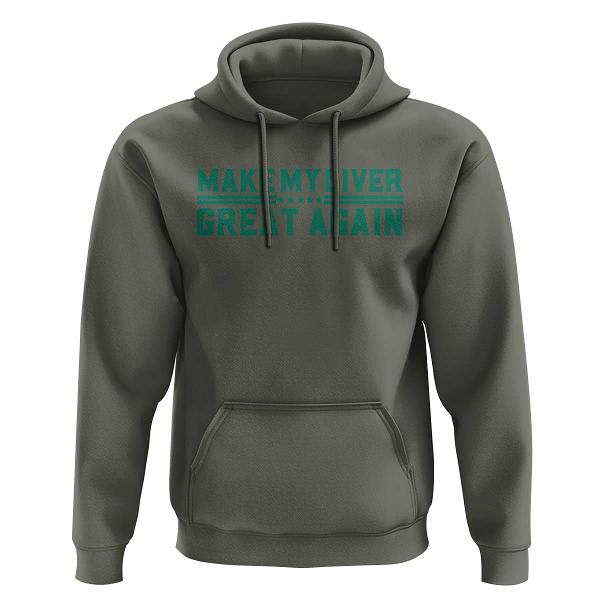 Make My Liver Great Again Hoodie Liver Cancer Support Gift