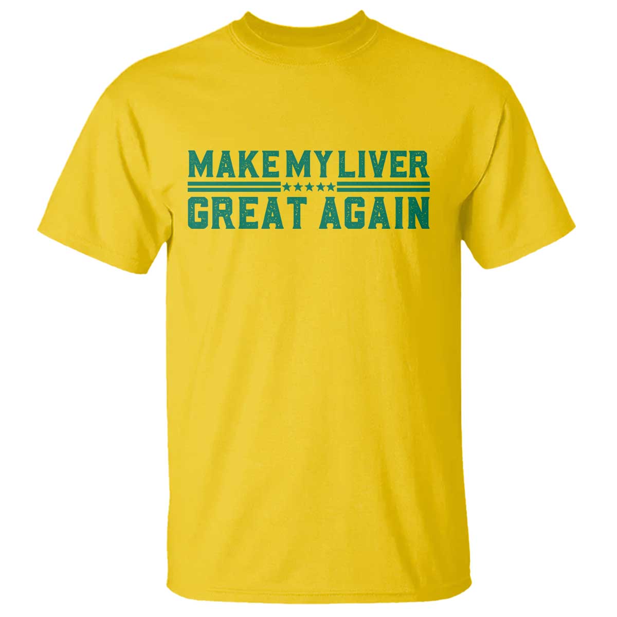 Make My Liver Great Again T Shirt Liver Cancer Support Gift