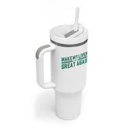 Make My Liver Great Again Tumbler With Handle Liver Cancer Support Gift