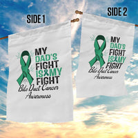 Cholangiocarcinoma Support Warrior Gift Garden Flag My Dad Fight My Fight