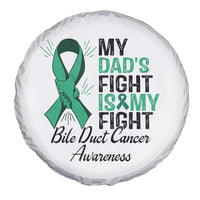Cholangiocarcinoma Support Warrior Gift Spare Tire Cover My Dad Fight My Fight