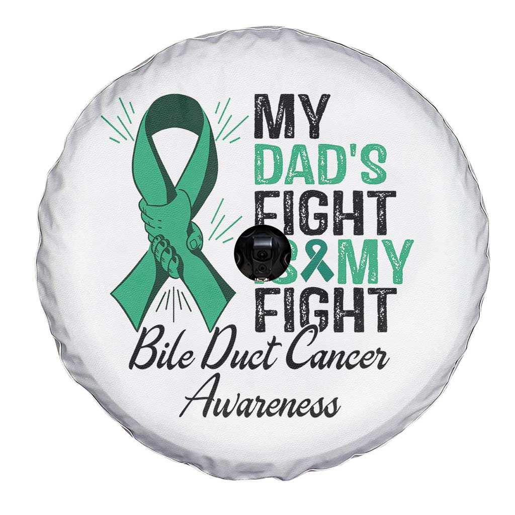 Cholangiocarcinoma Support Warrior Gift Spare Tire Cover My Dad Fight My Fight