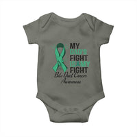 Cholangiocarcinoma Support Warrior Gift Baby Onesie My Dad Fight My Fight