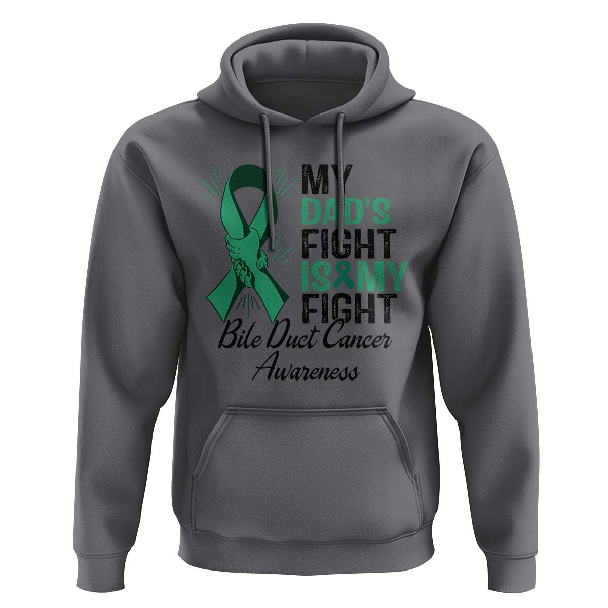 Cholangiocarcinoma Support Warrior Gift Hoodie My Dad Fight My Fight