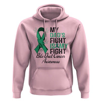 Cholangiocarcinoma Support Warrior Gift Hoodie My Dad Fight My Fight