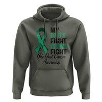 Cholangiocarcinoma Support Warrior Gift Hoodie My Dad Fight My Fight