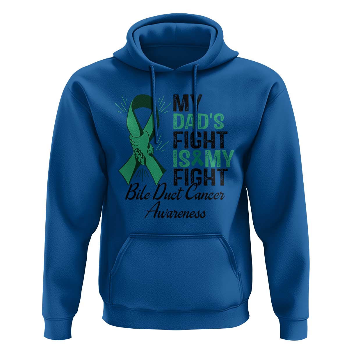 Cholangiocarcinoma Support Warrior Gift Hoodie My Dad Fight My Fight