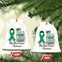 Cholangiocarcinoma Support Warrior Gift Ceramic Ornament My Dad Fight My Fight