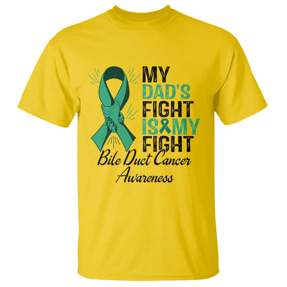 Cholangiocarcinoma Support Warrior Gift T Shirt My Dad Fight My Fight