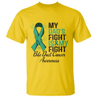 Cholangiocarcinoma Support Warrior Gift T Shirt My Dad Fight My Fight