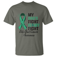 Cholangiocarcinoma Support Warrior Gift T Shirt My Dad Fight My Fight