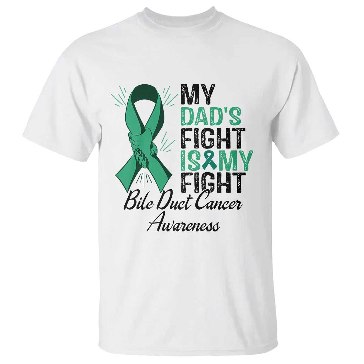 Cholangiocarcinoma Support Warrior Gift T Shirt My Dad Fight My Fight