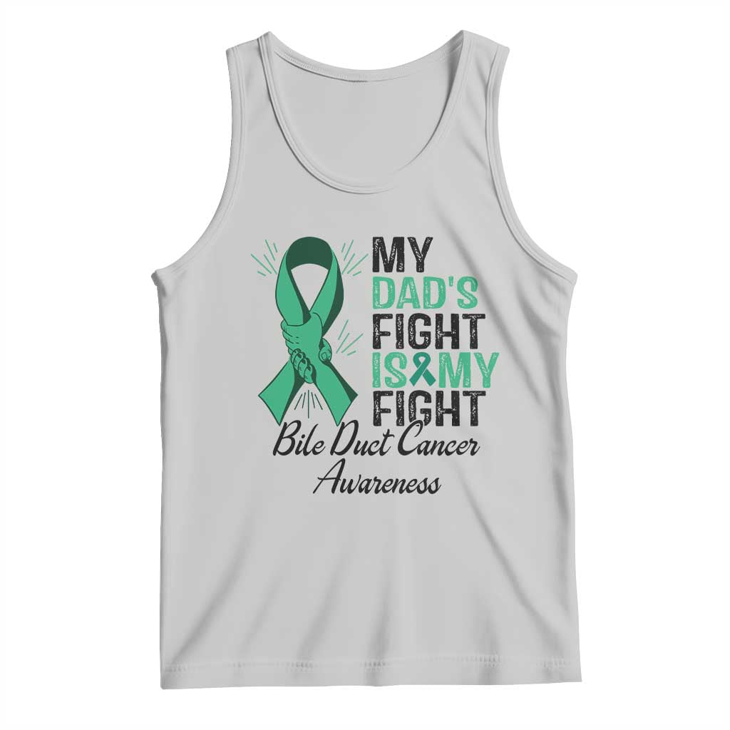 Cholangiocarcinoma Support Warrior Gift Tank Top My Dad Fight My Fight