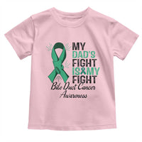Cholangiocarcinoma Support Warrior Gift Toddler T Shirt My Dad Fight My Fight