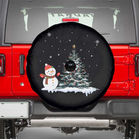 Christmas Snowman Spare Tire Cover Funny Snowmen With Christmas Tree - Wonder Print Shop