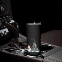 Christmas Snowman Skinny Tumbler Funny Snowmen With Christmas Tree