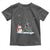 Christmas Snowman Toddler T Shirt Funny Snowmen With Christmas Tree - Wonder Print Shop