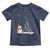Christmas Snowman Toddler T Shirt Funny Snowmen With Christmas Tree - Wonder Print Shop